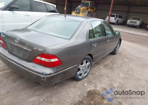 2005 Lexus Ls 430 from USA, damaged, VIN JTHBN36F950176025
